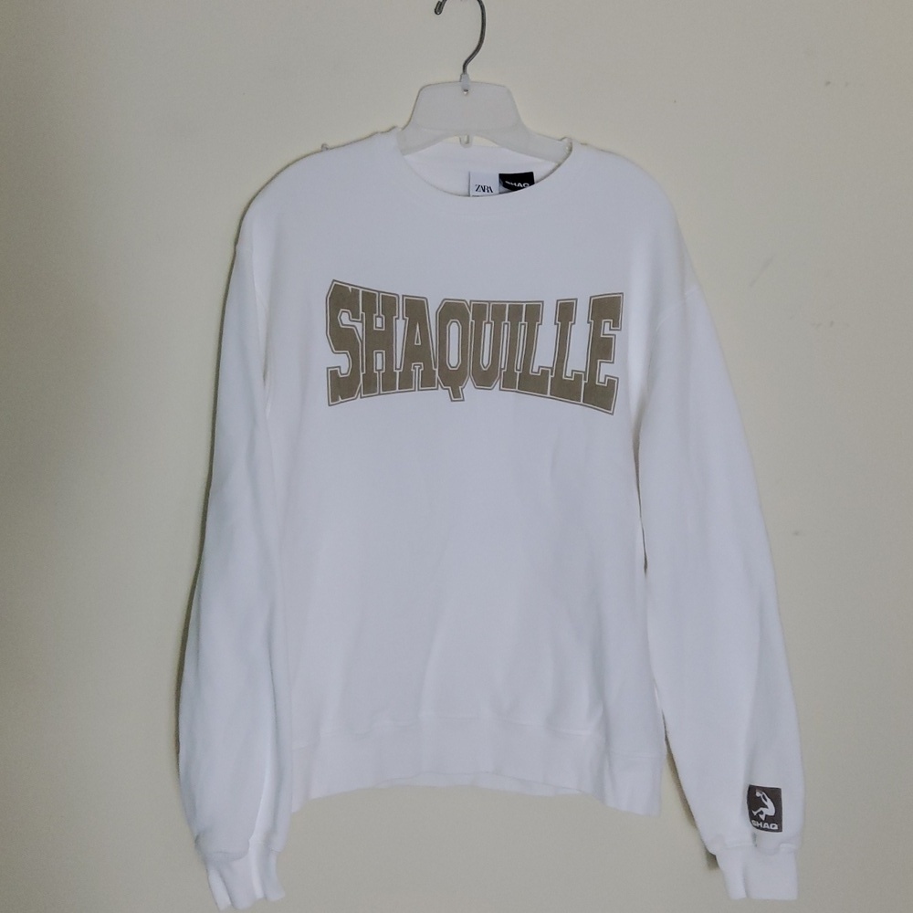 Zara Shaquille O'Neil  Long Sleeve Crewneck Sweatshirt  Size M